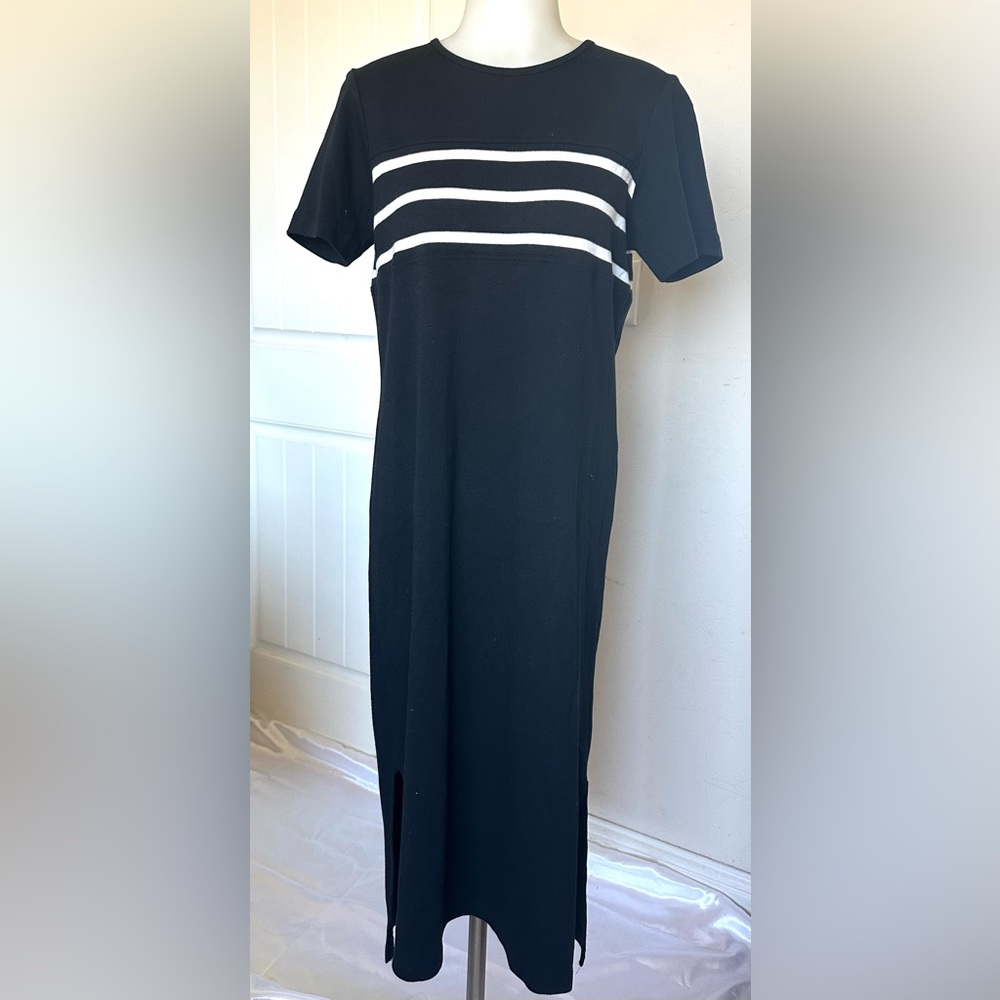 Talbots Sheath Maxi Dress with Slits